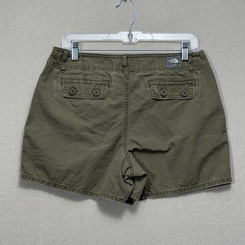 The North Face Hiking Shorts Womens 10 Olive Green Cargo Ripstop A Series AH1S - Picture 7 of 11